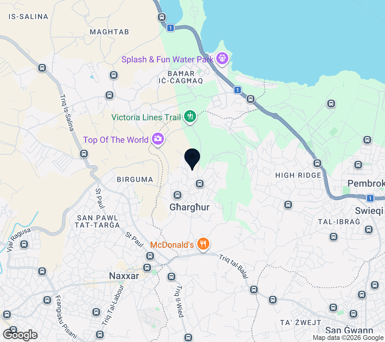 Mapa de Gharghur