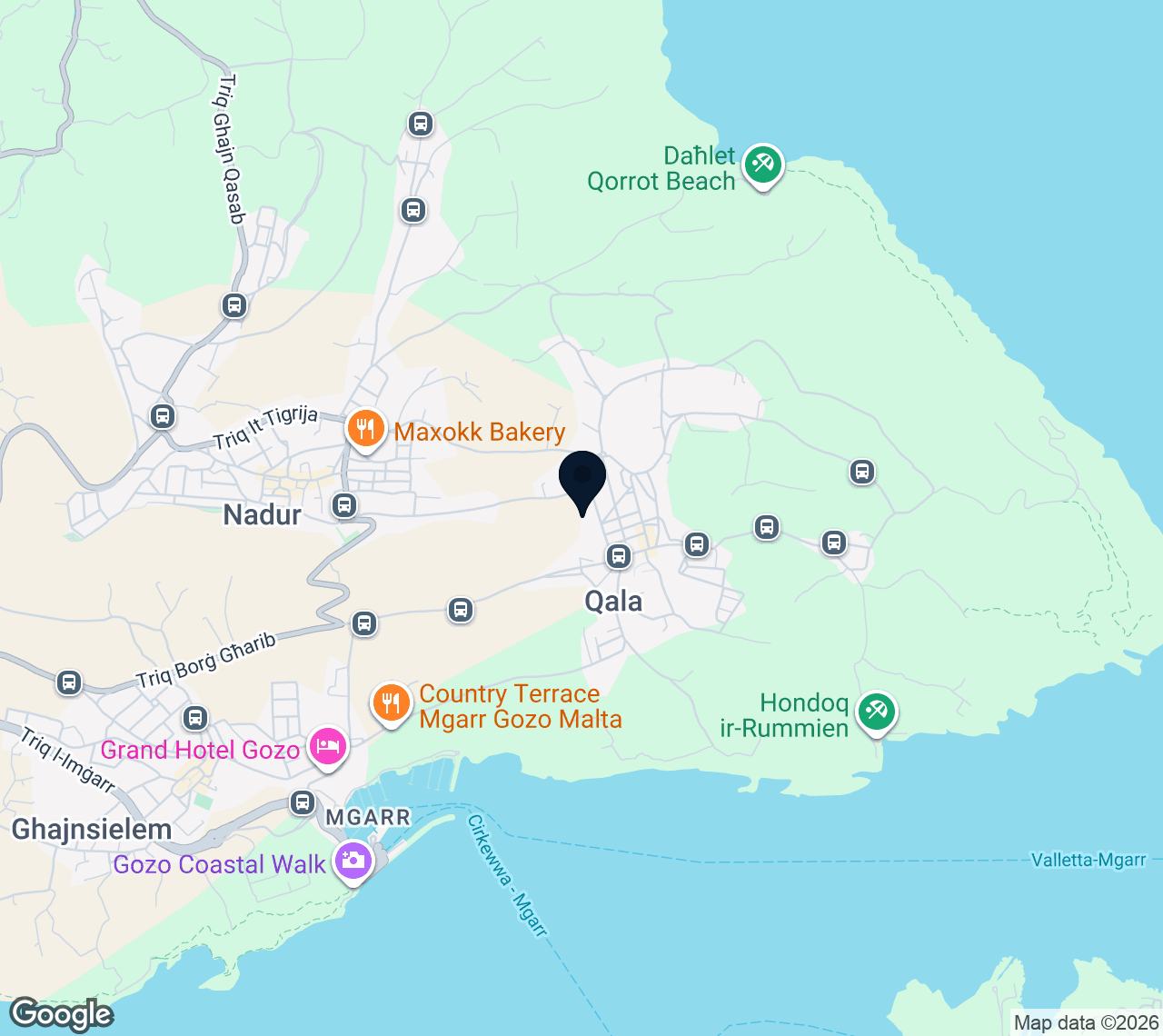 Mapa de Qala