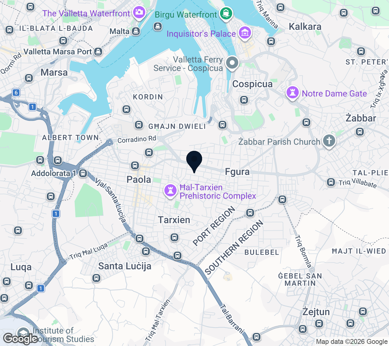 Mappa di Fgura