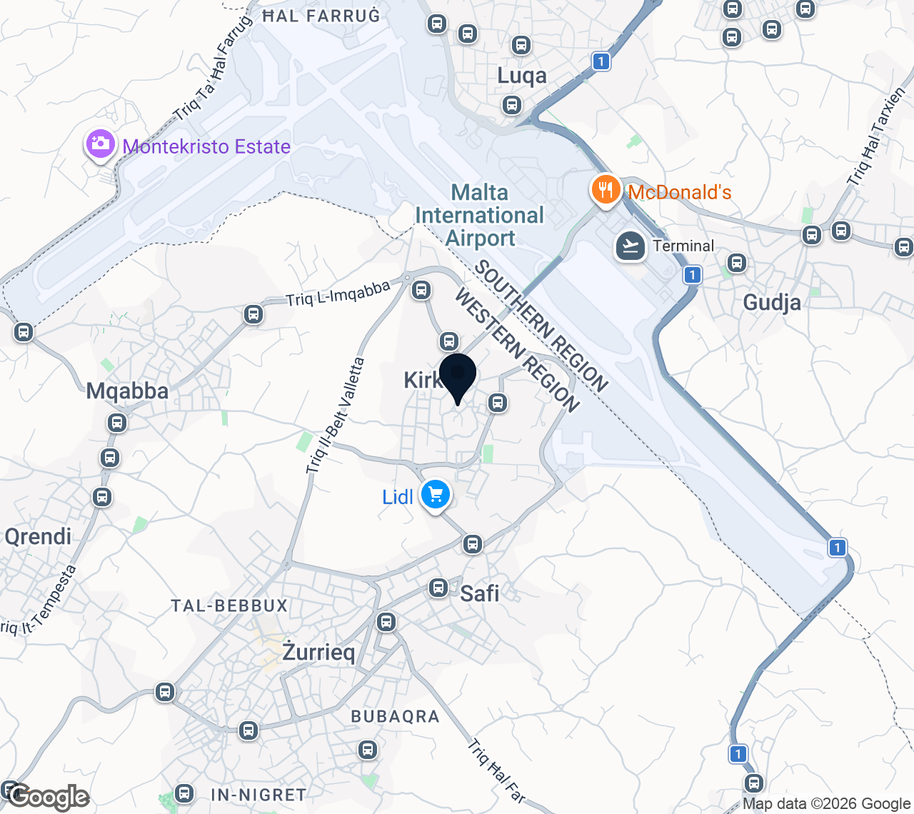 Mappa di Kirkop