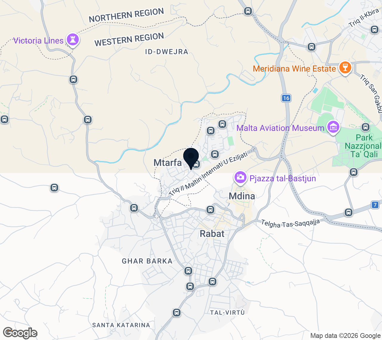 Mappa di Mtarfa