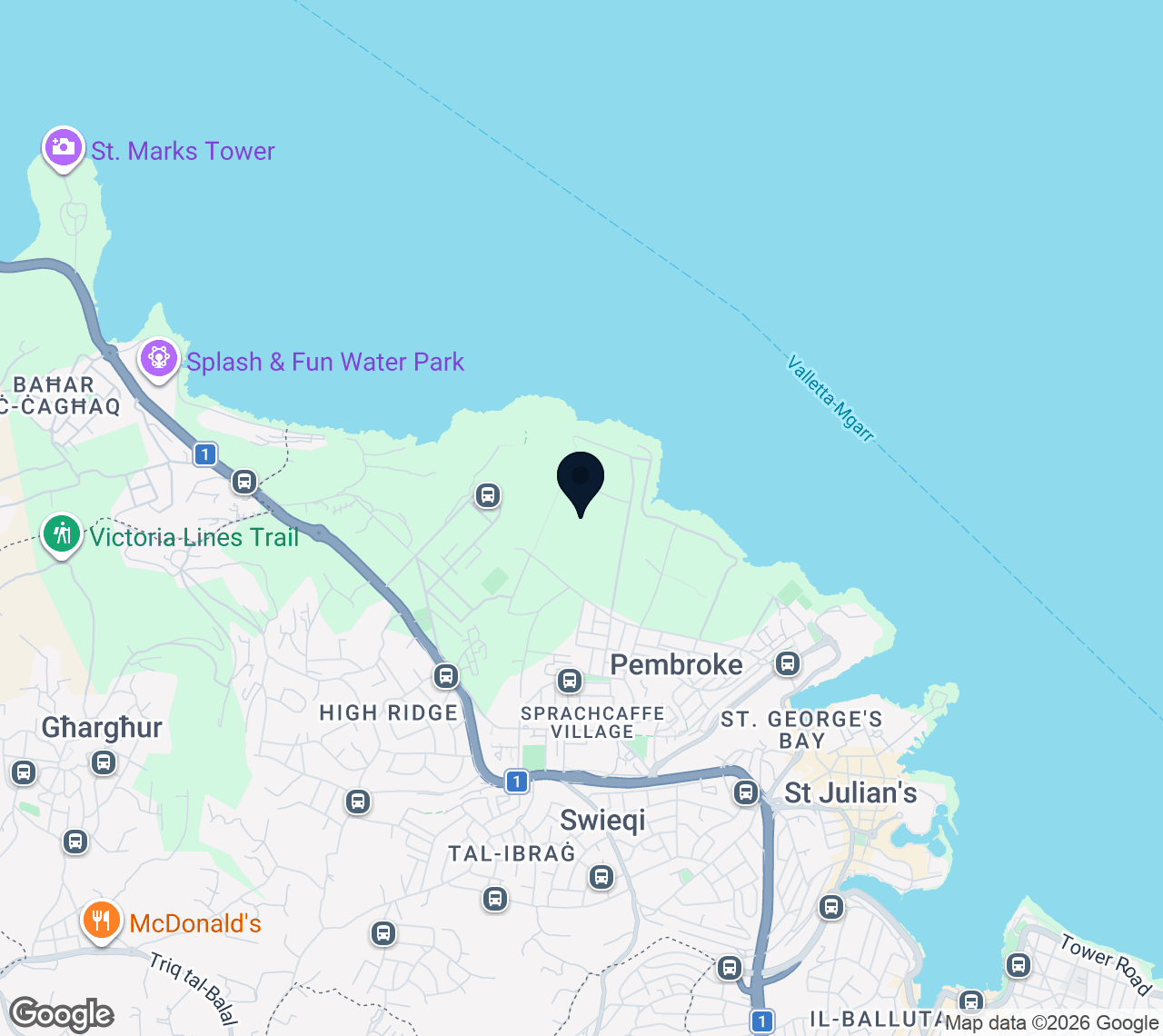 Mappa di Pembroke