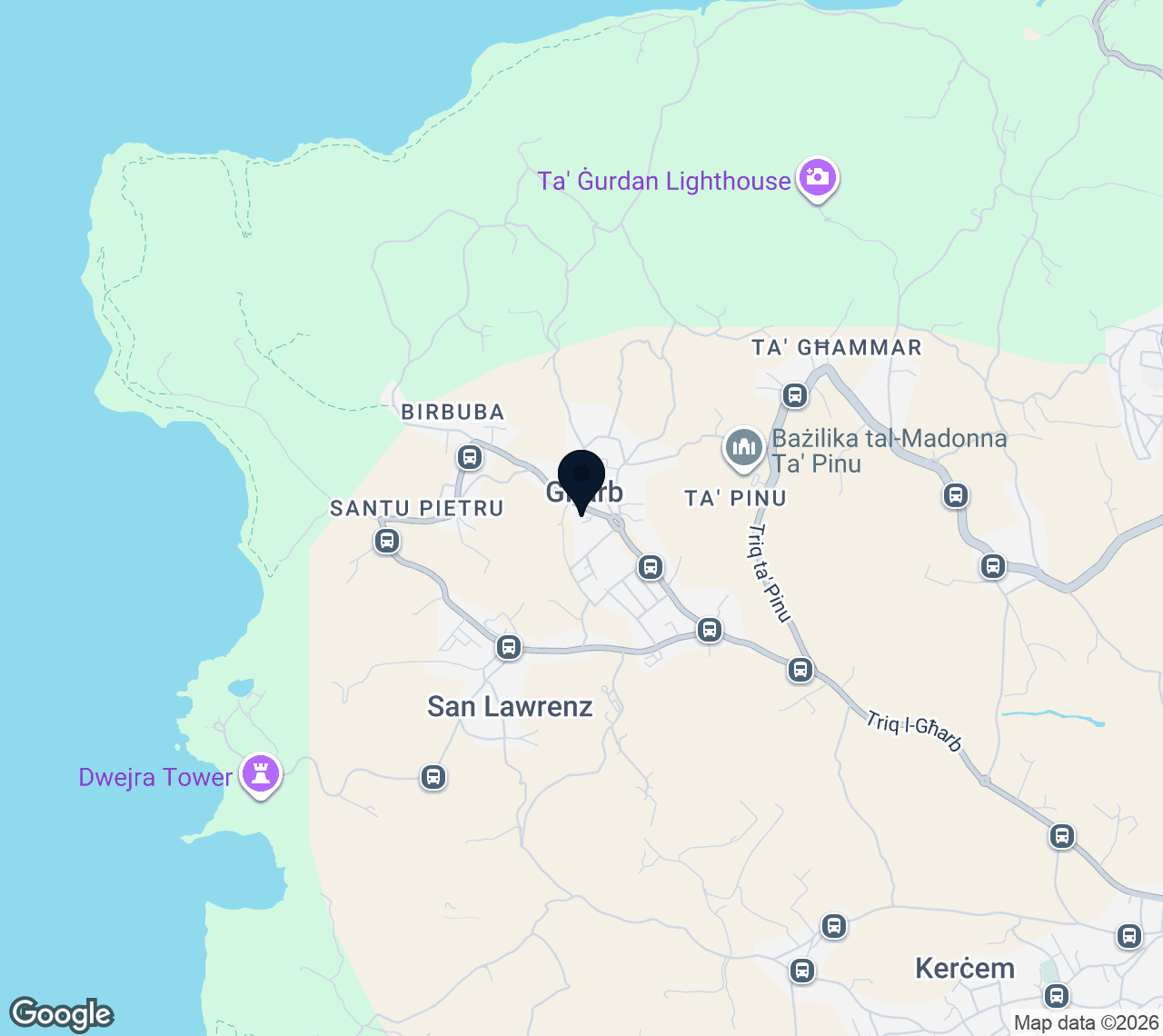 Map of Gharb