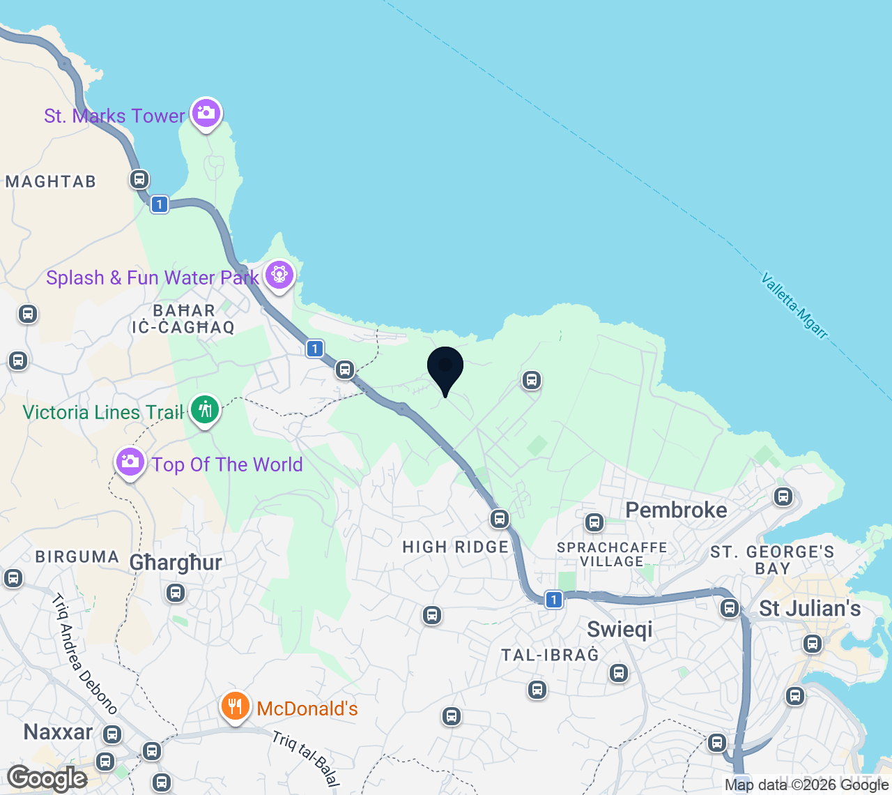 Map of Madliena