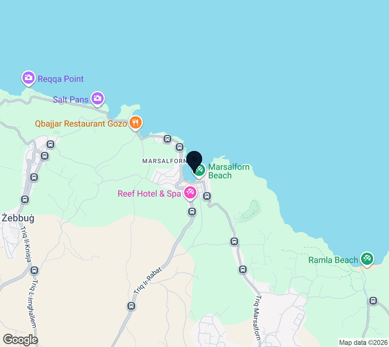Map of Marsalforn