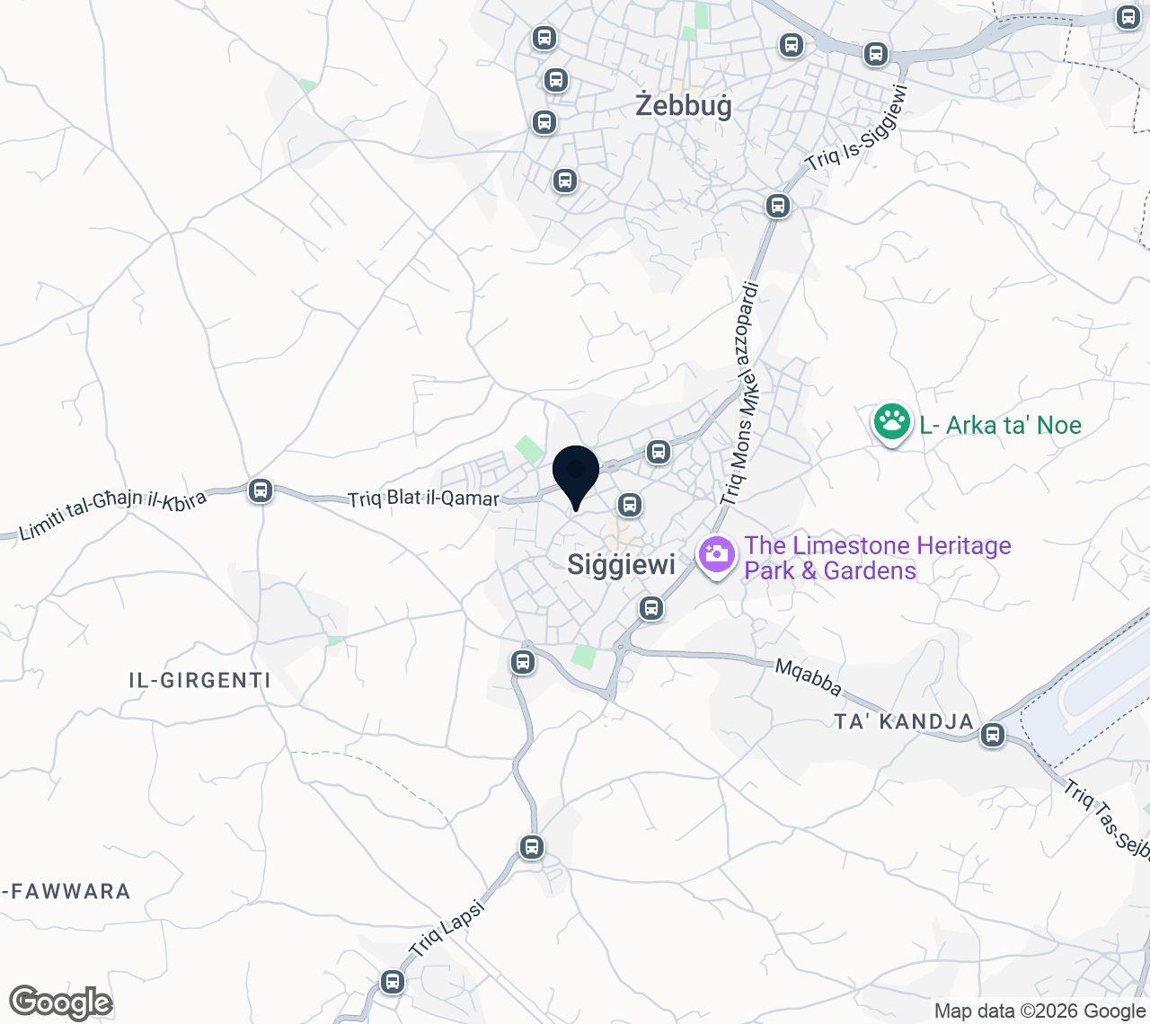 Map of Siggiewi